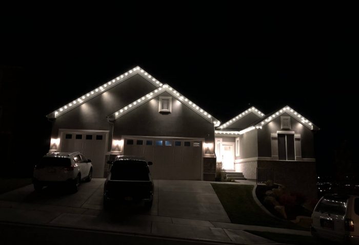 house christmas light installation